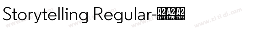 Storytelling Regular字体转换 Storytelling Regular字体转换